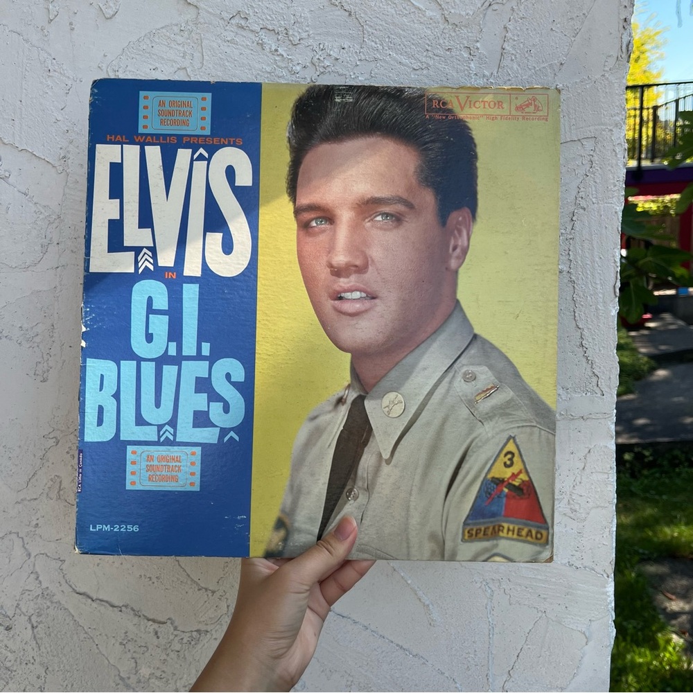 Elvis Presley G.I. Blues RCA 1960 Original Soundtrack LP Vinyl Record!
